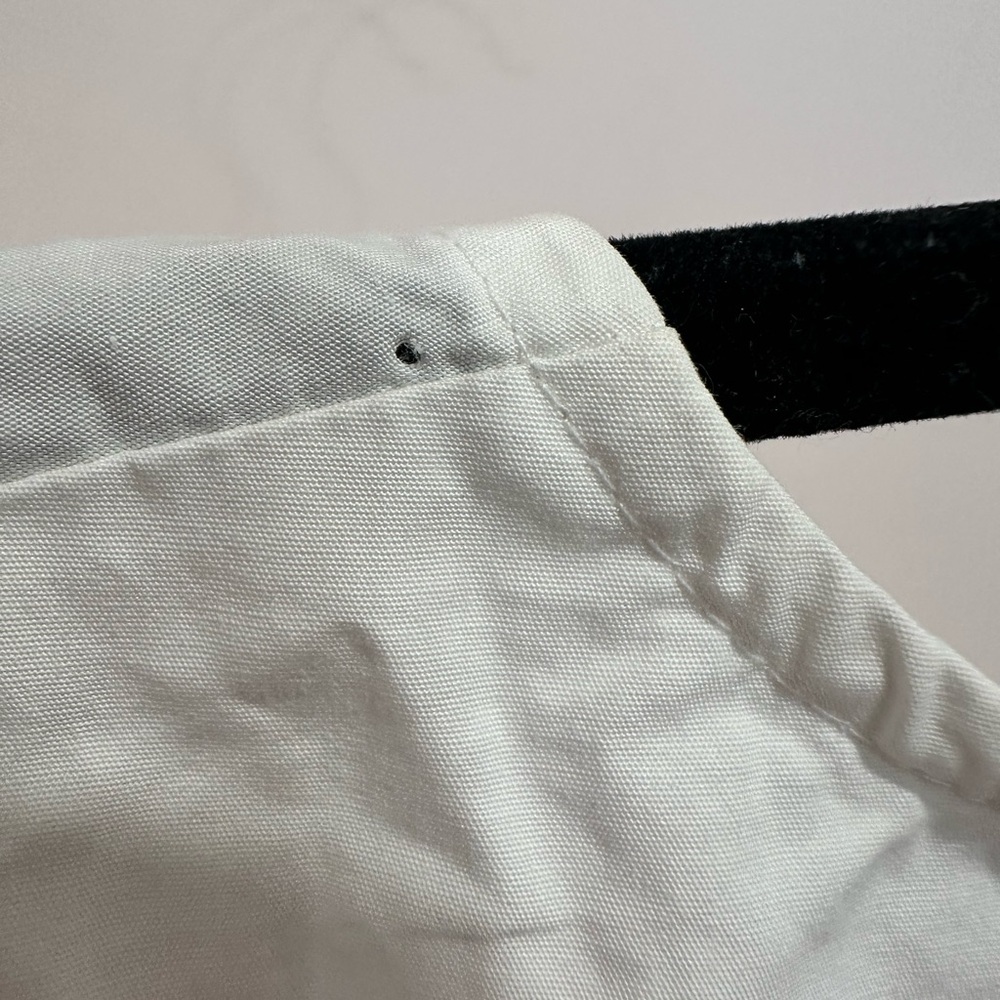Madewell Poplin Crewneck Bubble-Sleeve Mini Dress |Size 10 | White | 100% Cotton - Picture 10 of 10